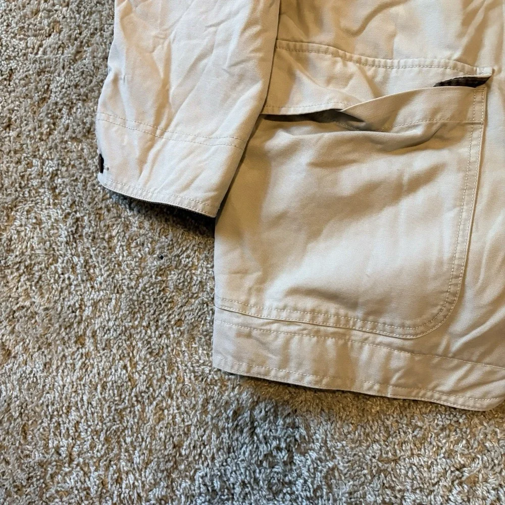 Vintage L.L.Bean Barn Coat Men's M Tan Corduroy Chore Field Hunting Utility